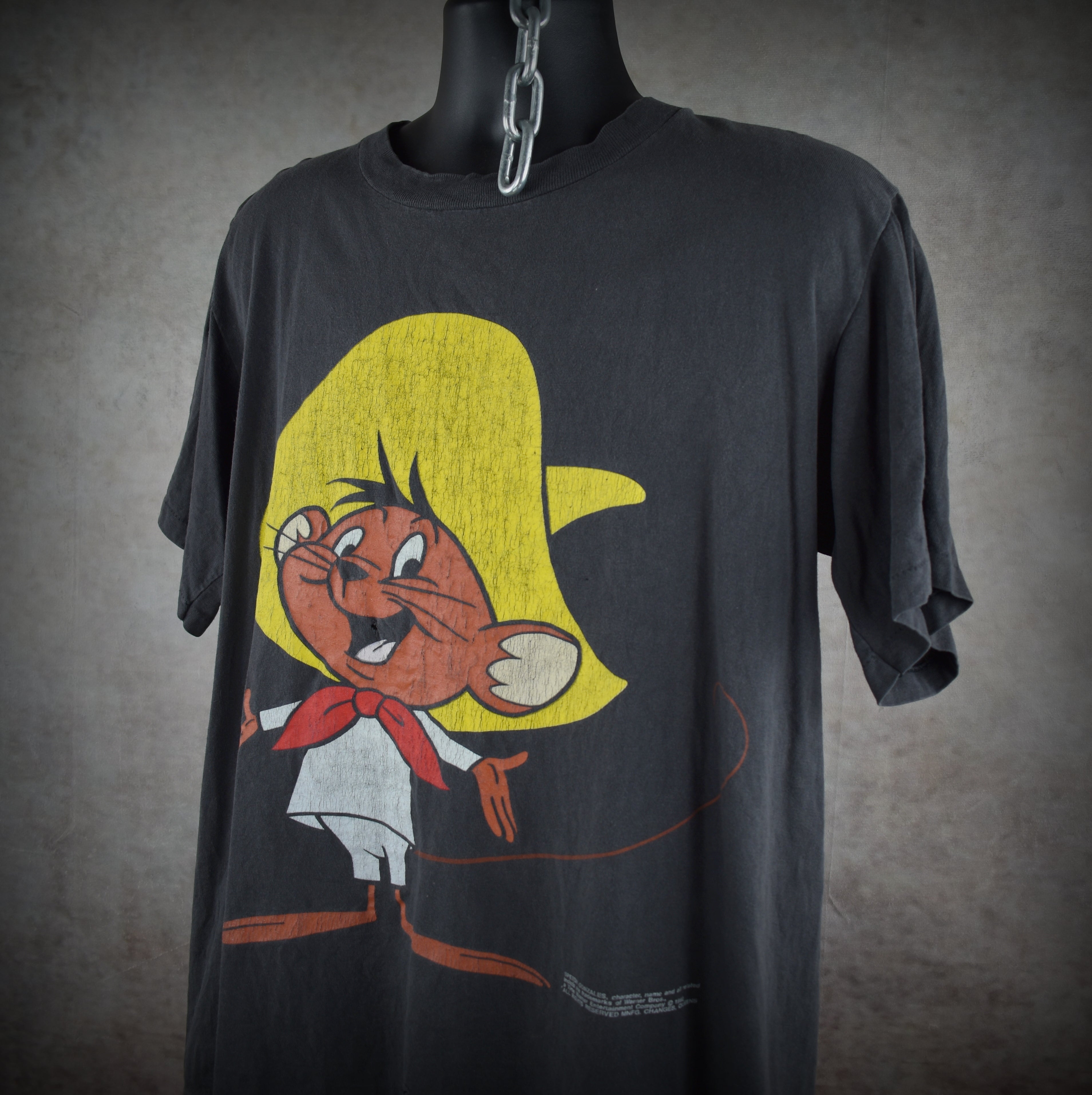 1992 speedy gonzales vintage iconic looney tunes cartoon character promo t-shirt