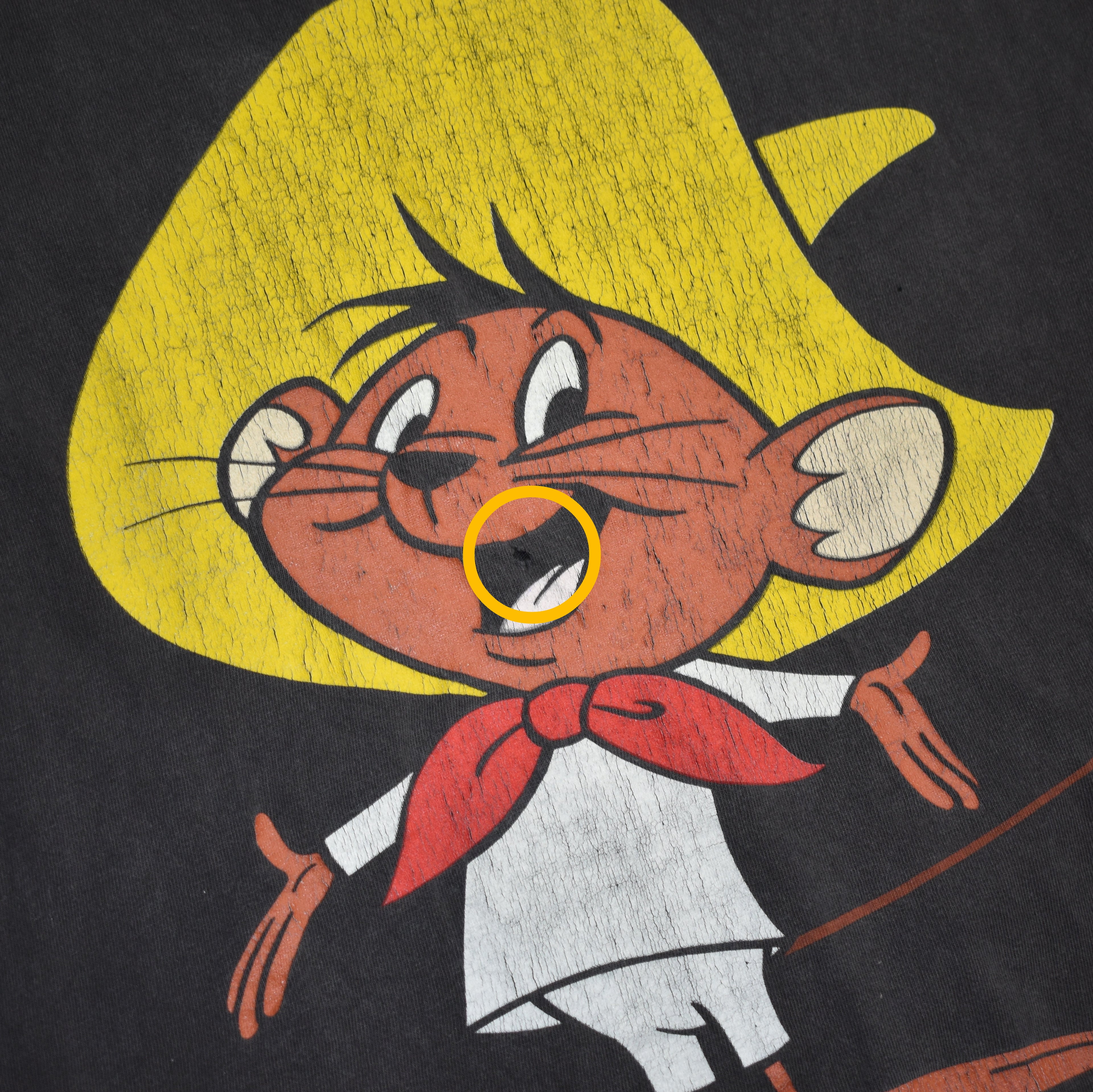 1992 speedy gonzales vintage iconic looney tunes cartoon character promo t-shirt