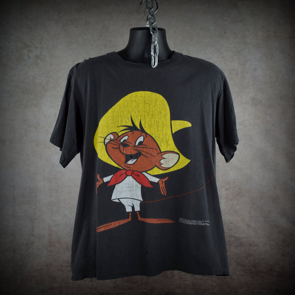 1992 speedy gonzales vintage iconic looney tunes cartoon character promo t-shirt
