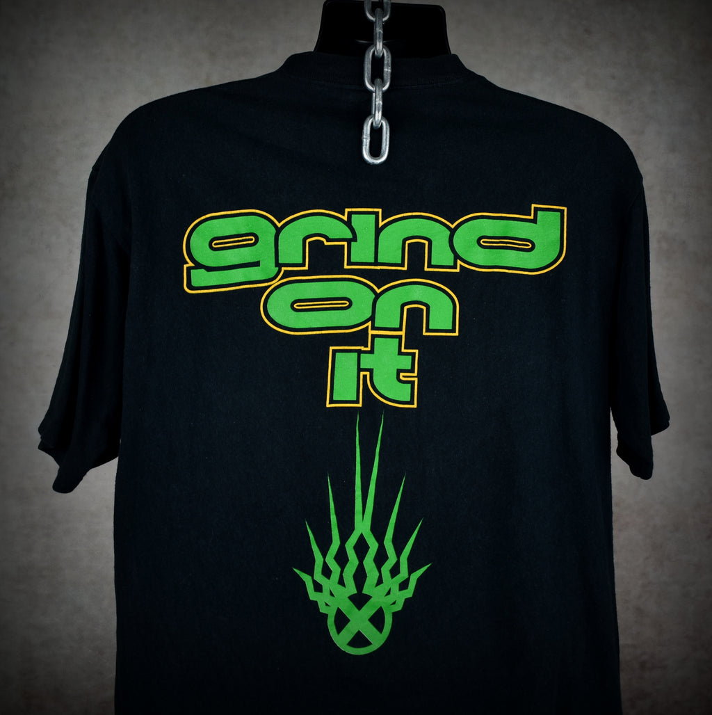 1999 static-x vintage wisconsin death trip era "i am" grind on it song promo y2k nü metal band t-shirt