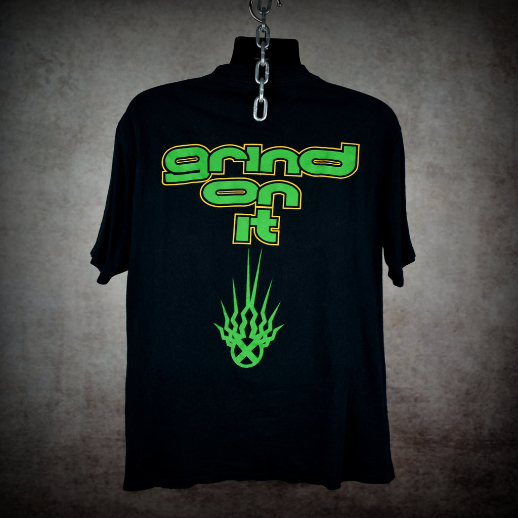 1999 static-x vintage wisconsin death trip era "i am" grind on it song promo y2k nü metal band t-shirt
