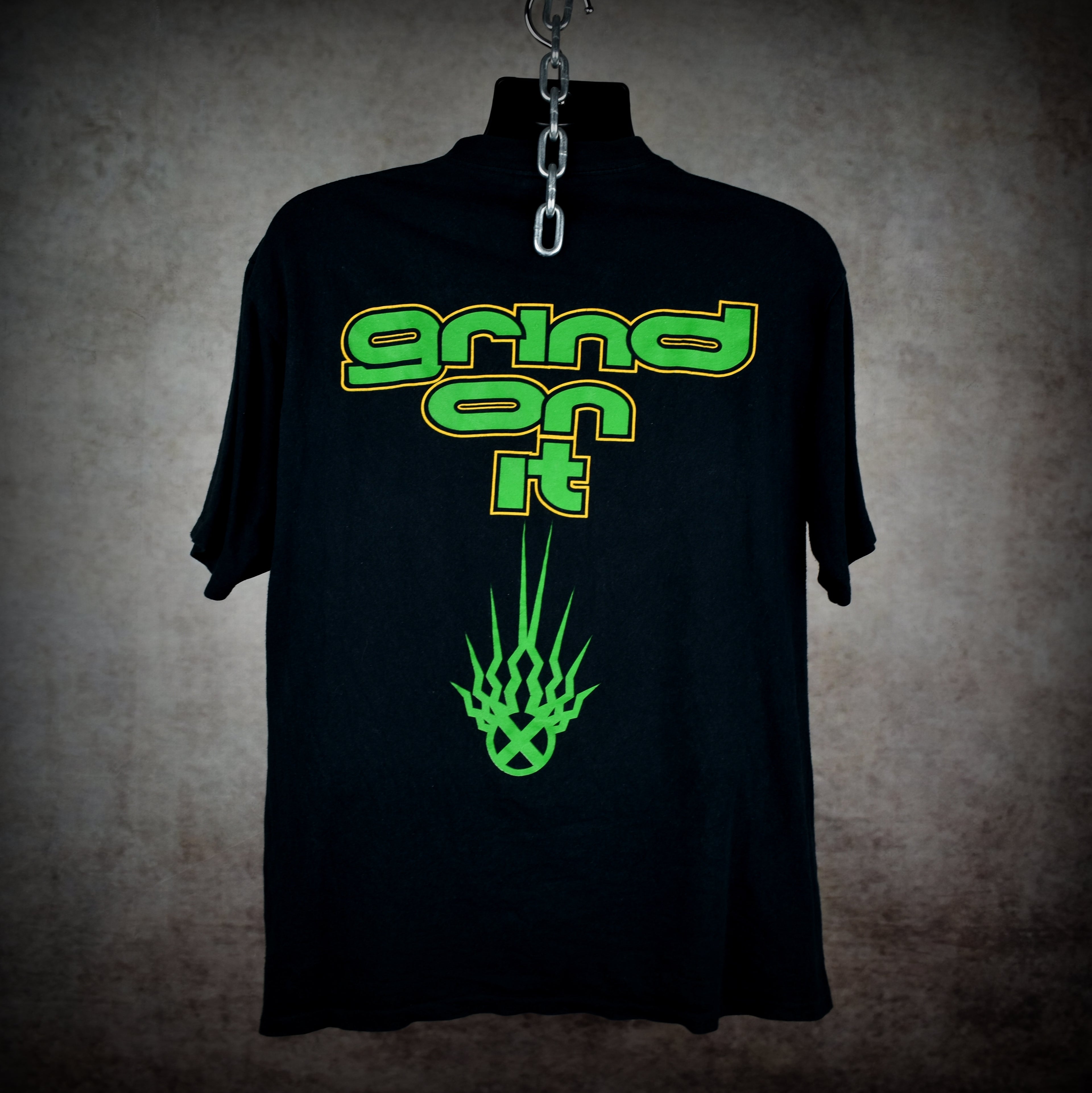 1999 static-x vintage wisconsin death trip era "i am" grind on it song promo y2k nü metal band t-shirt