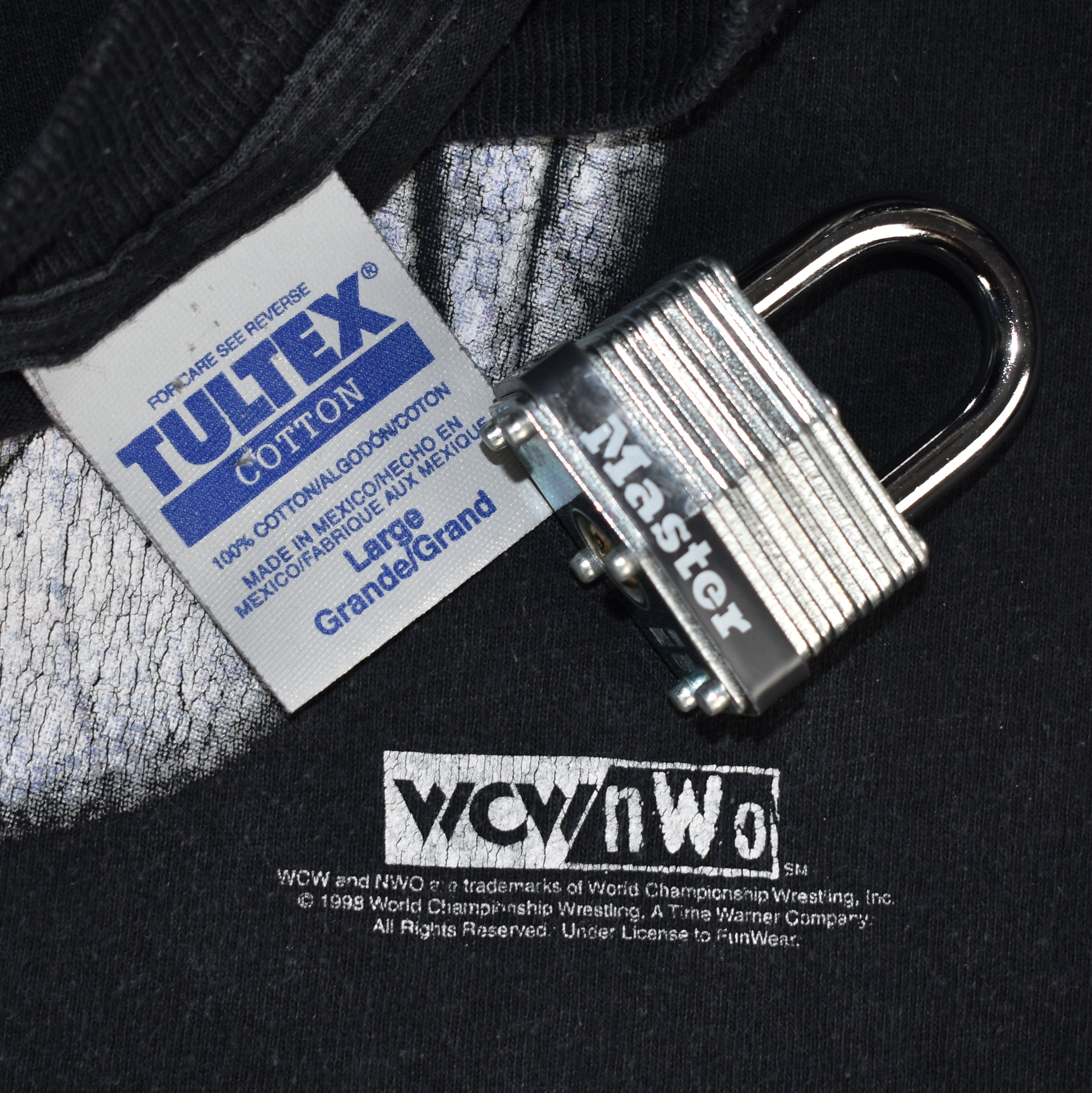 1998 sting vintage nwo wolfpac era iconic 90s wcw wrestler big face promo t-shirt