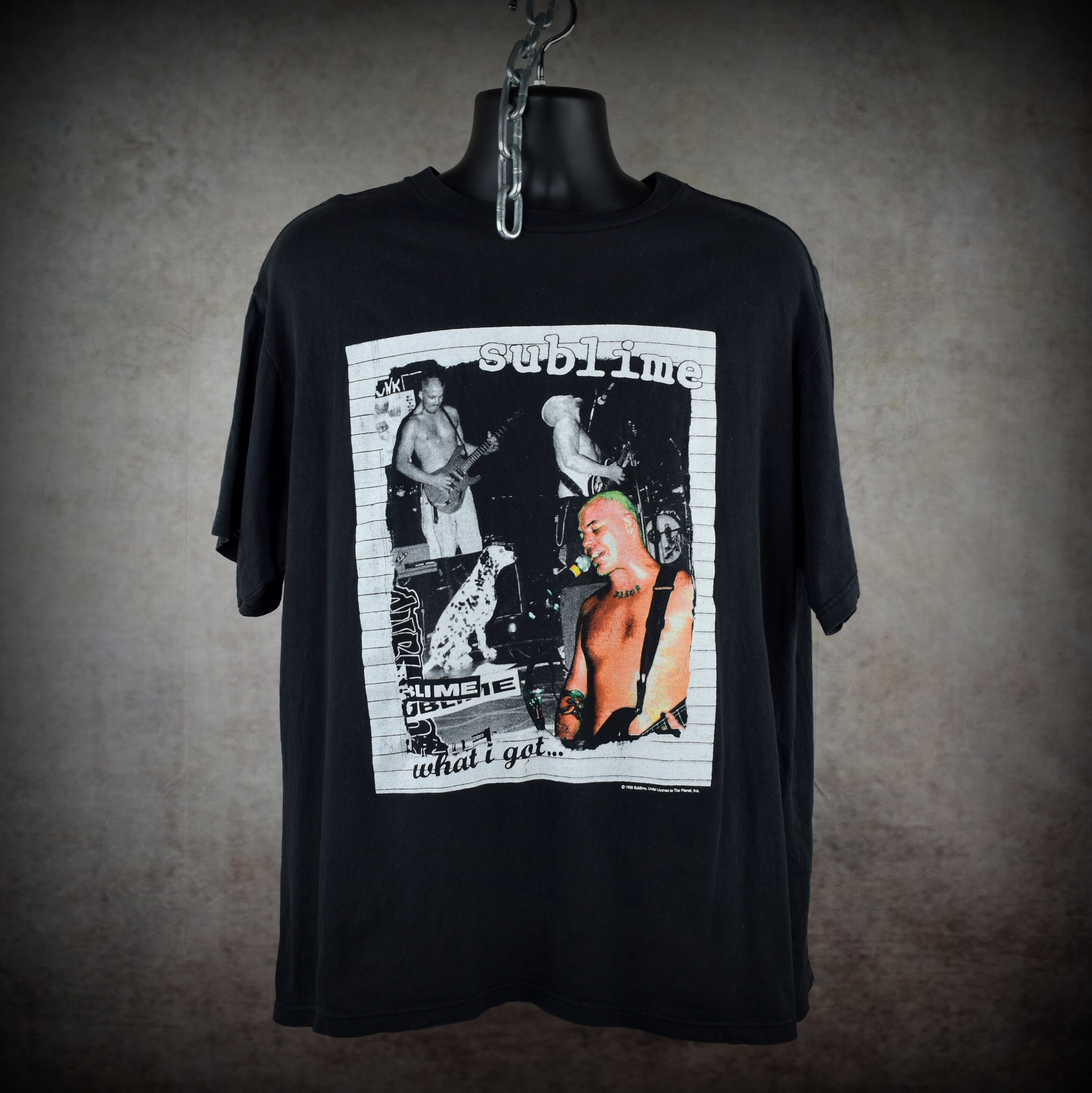 1996 sublime vintage iconic self-titled album era punk rock reggae band what i got song promo t-shirt