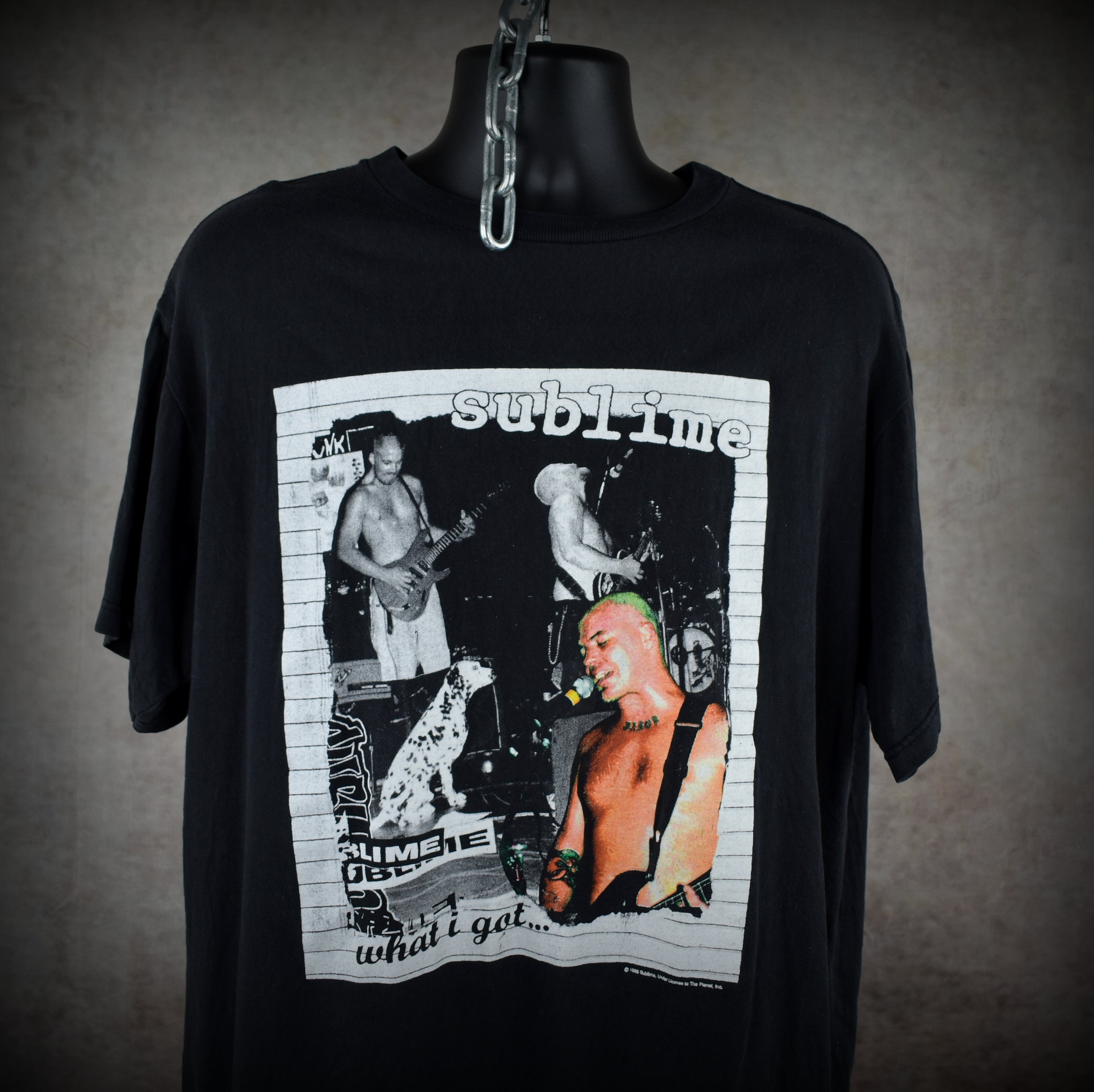 1996 sublime vintage iconic self-titled album era punk rock reggae band what i got song promo t-shirt