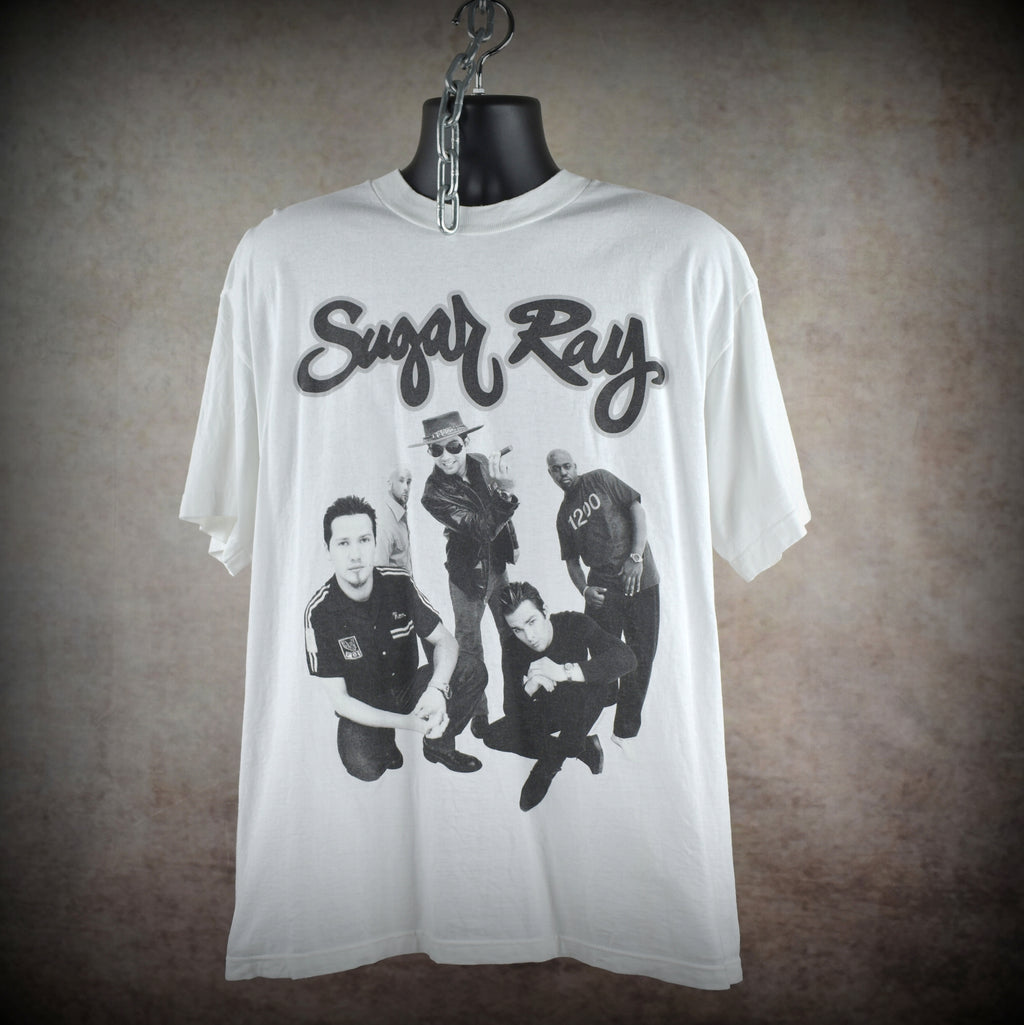 1999 sugar ray vintage every morning era iconic y2k alternative beach rock band promo t-shirt