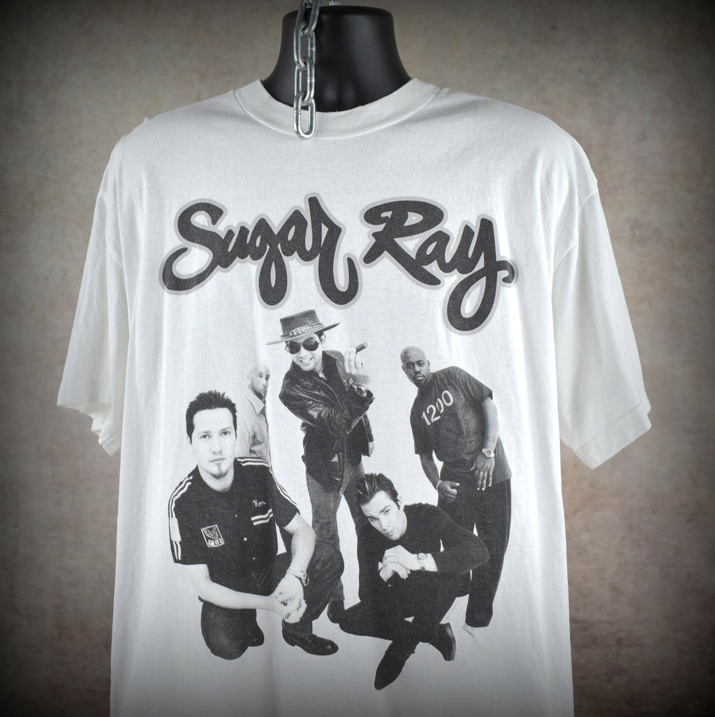1999 sugar ray vintage every morning era iconic y2k alternative beach rock band promo t-shirt
