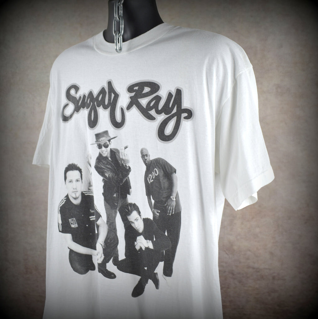 1999 sugar ray vintage every morning era iconic y2k alternative beach rock band promo t-shirt