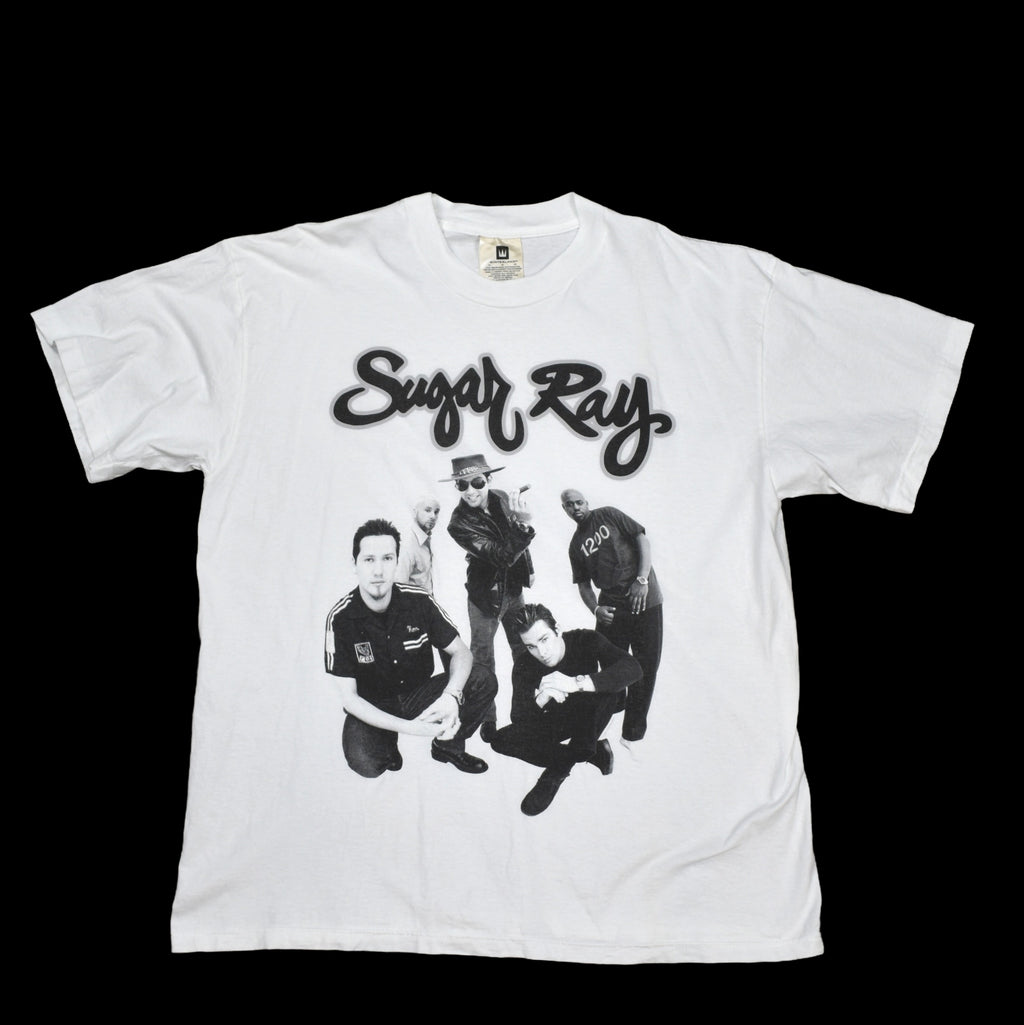 1999 sugar ray vintage every morning era iconic y2k alternative beach rock band promo t-shirt