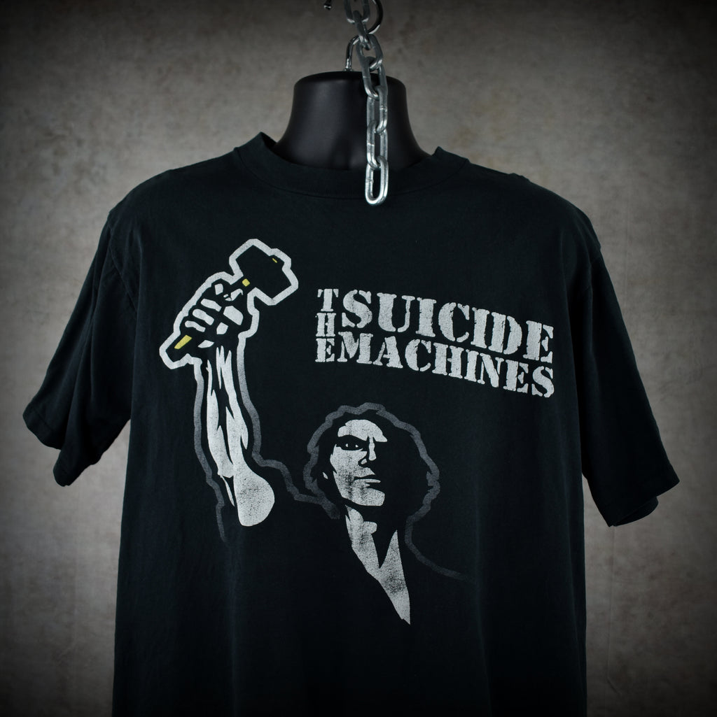 1998 the suicide machines vintage battle hymns cult classic 90s pop punk album promo t-shirt