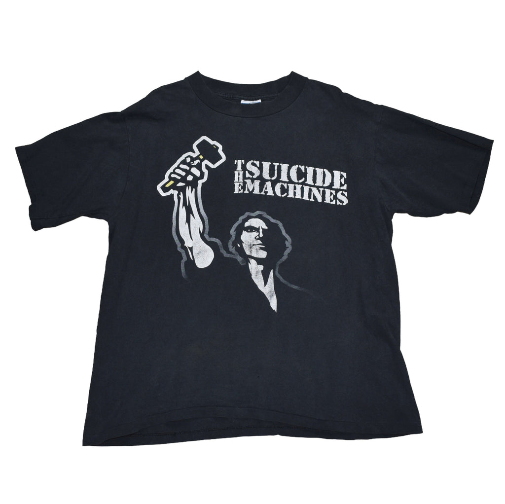 1998 the suicide machines vintage battle hymns cult classic 90s pop punk album promo t-shirt