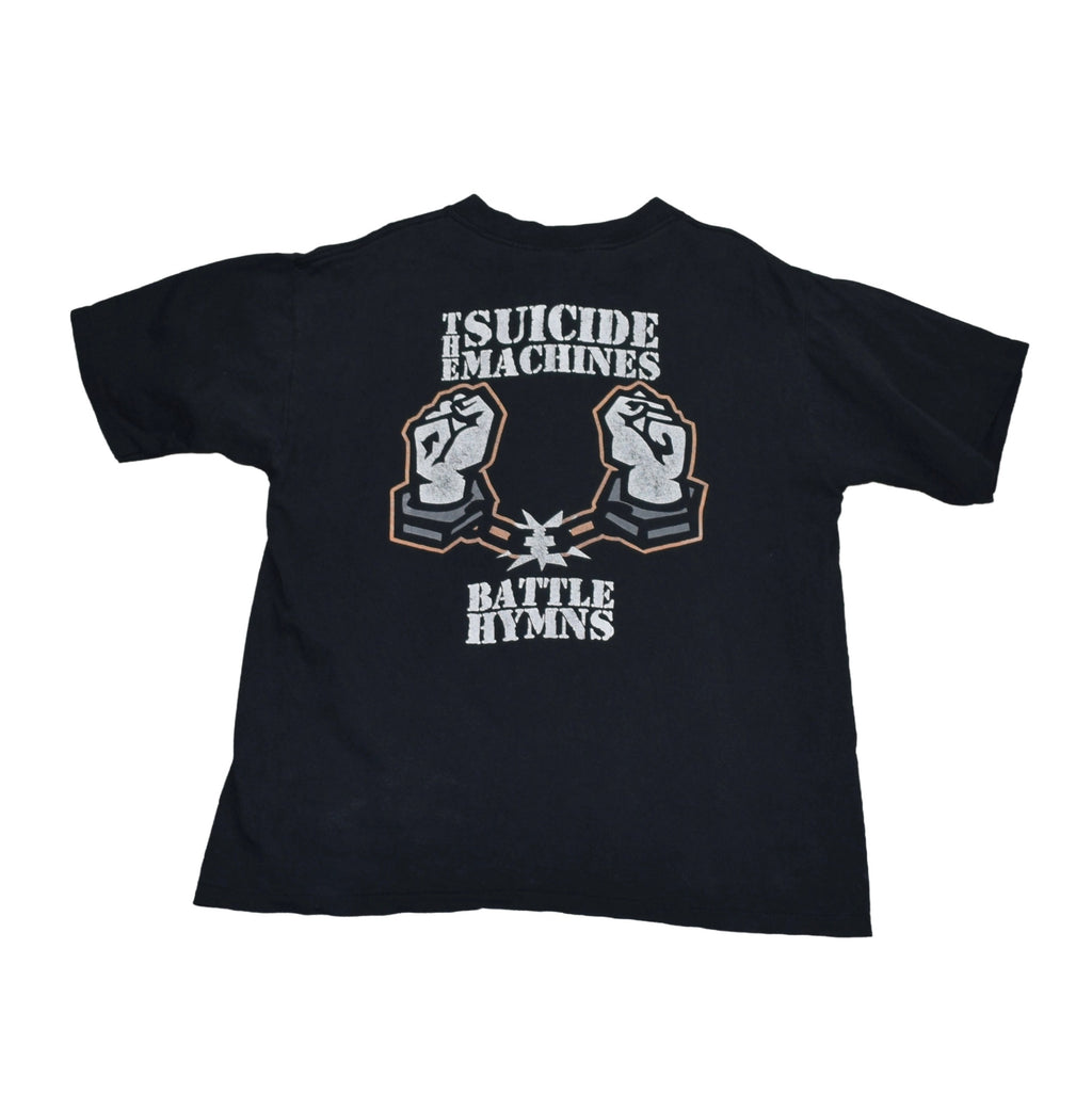 1998 the suicide machines vintage battle hymns cult classic 90s pop punk album promo t-shirt