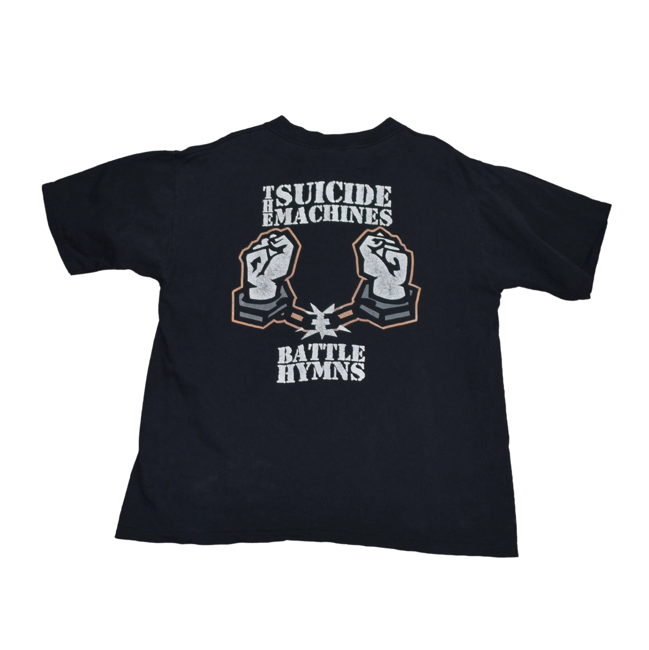 1998 the suicide machines vintage battle hymns cult classic 90s pop punk album promo t-shirt