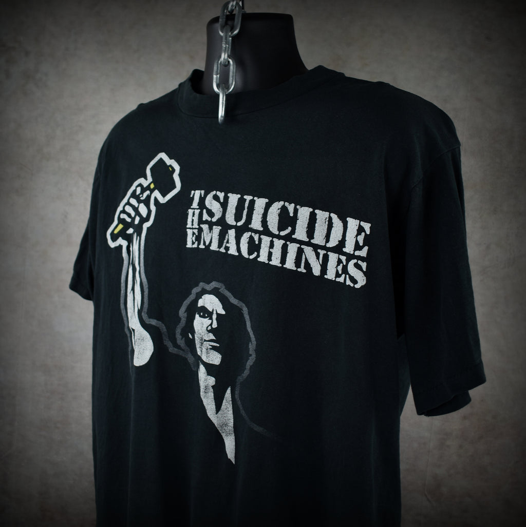 1998 the suicide machines vintage battle hymns cult classic 90s pop punk album promo t-shirt