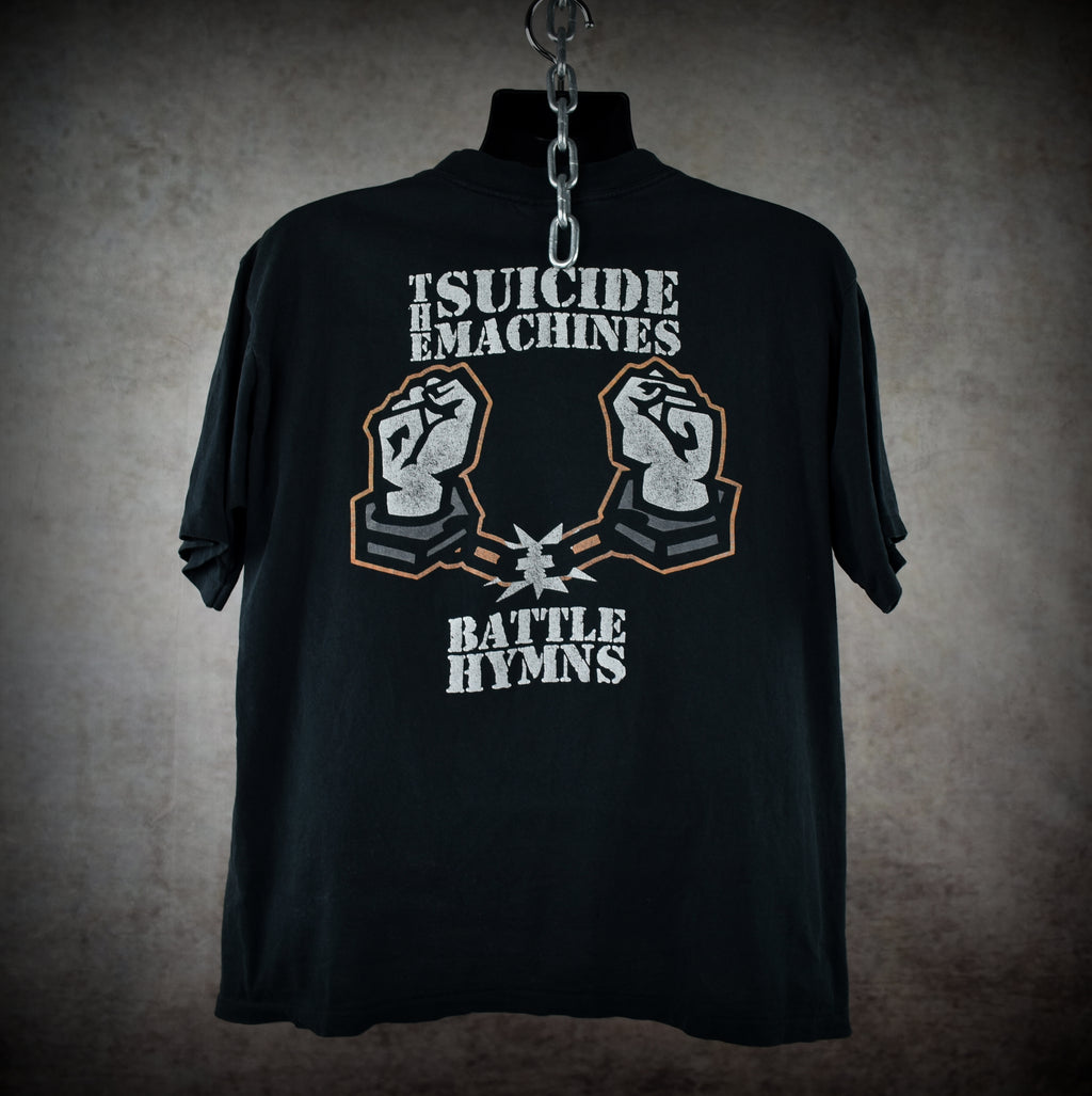 1998 the suicide machines vintage battle hymns cult classic 90s pop punk album promo t-shirt