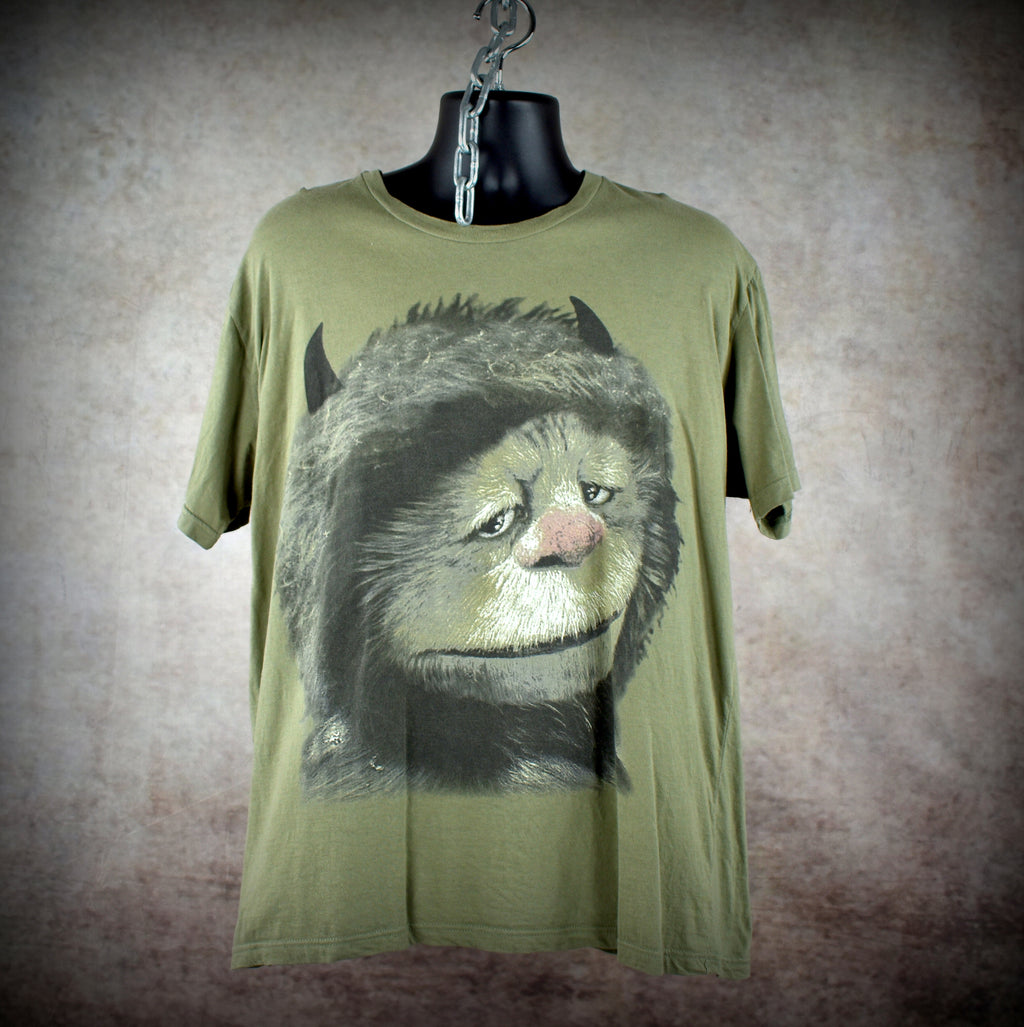 2009 where the wild things are vintage 00s cult classic spike jonze movie promo t-shirt