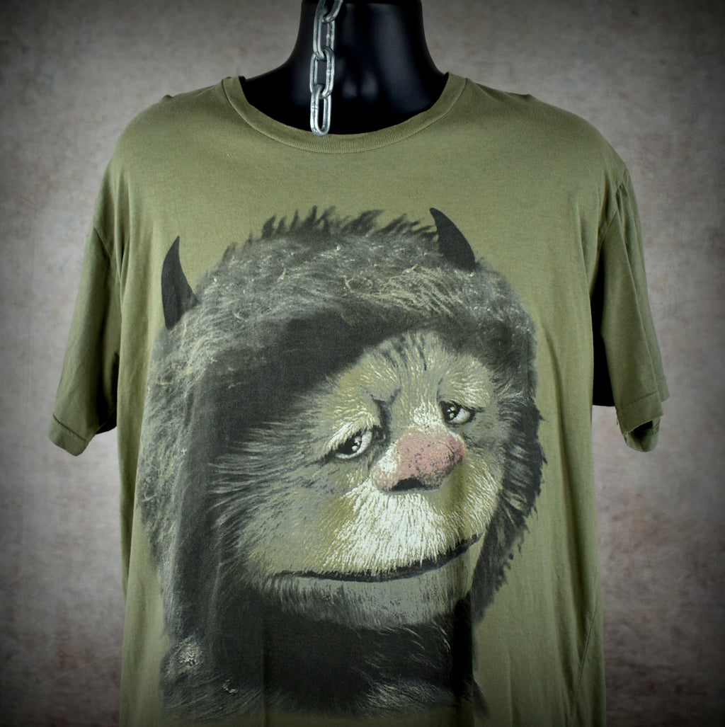 2009 where the wild things are vintage 00s cult classic spike jonze movie promo t-shirt