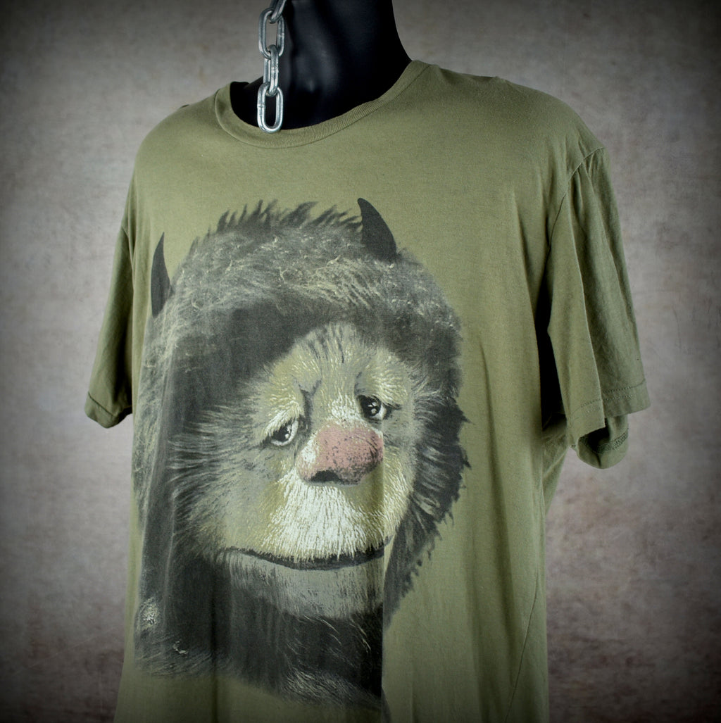 2009 where the wild things are vintage 00s cult classic spike jonze movie promo t-shirt