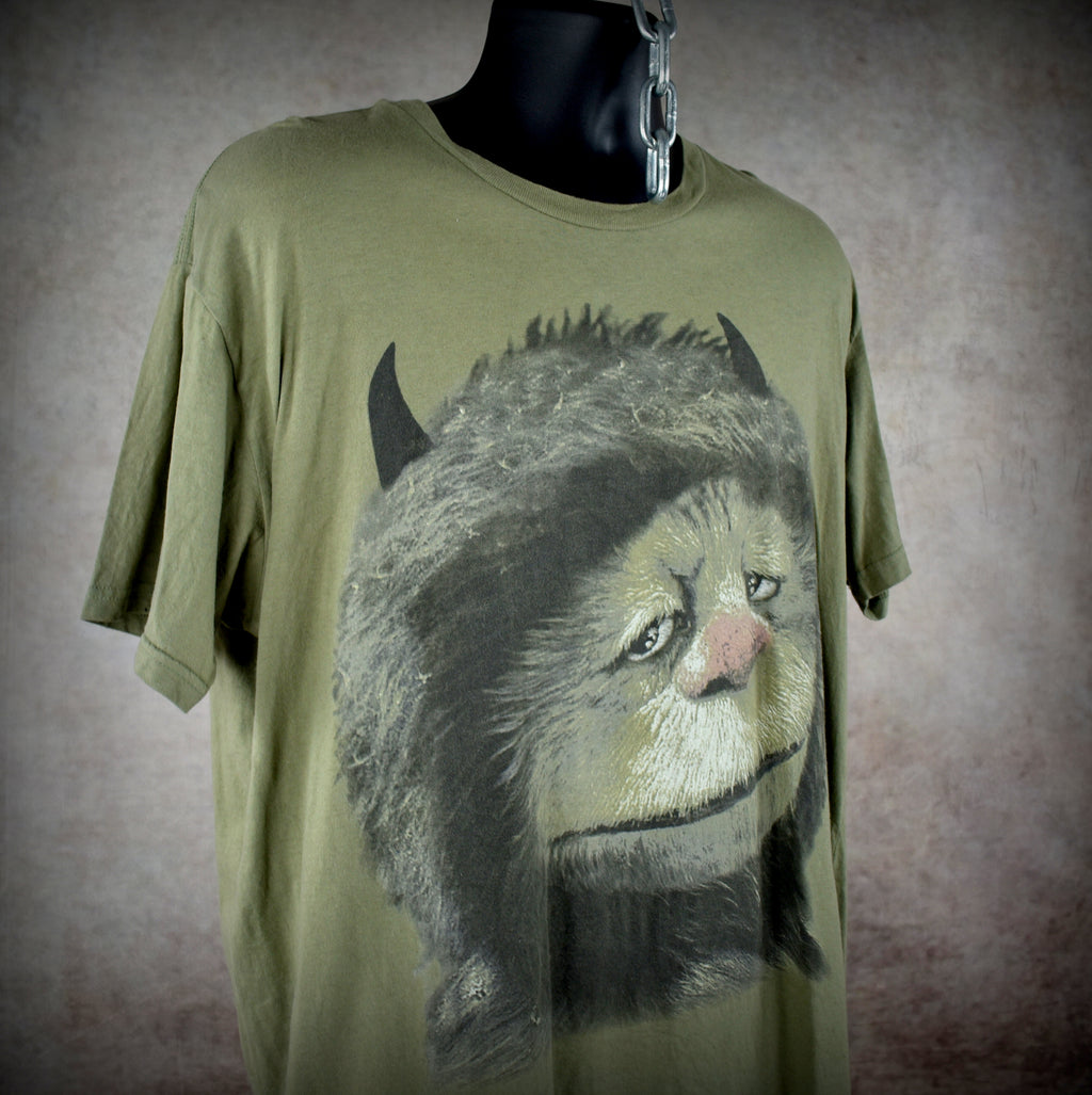 2009 where the wild things are vintage 00s cult classic spike jonze movie promo t-shirt