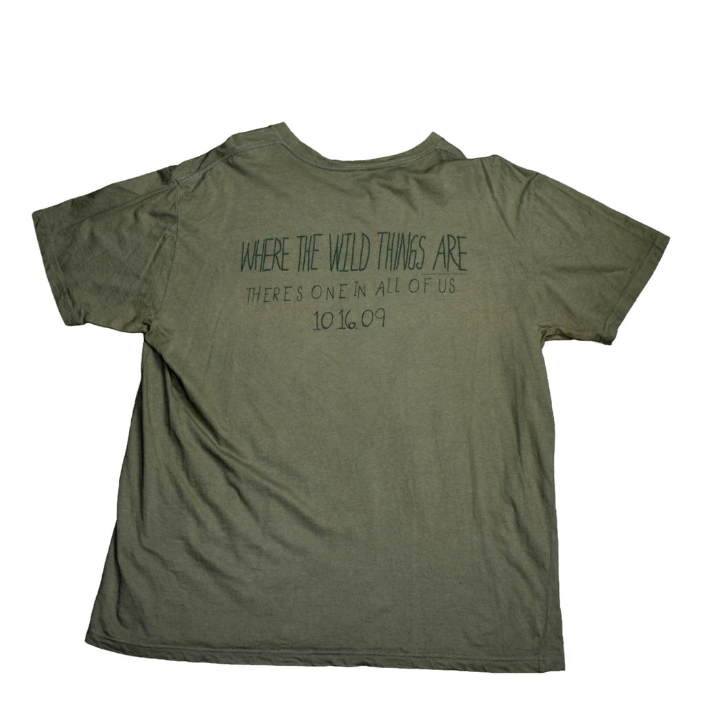 2009 where the wild things are vintage 00s cult classic spike jonze movie promo t-shirt