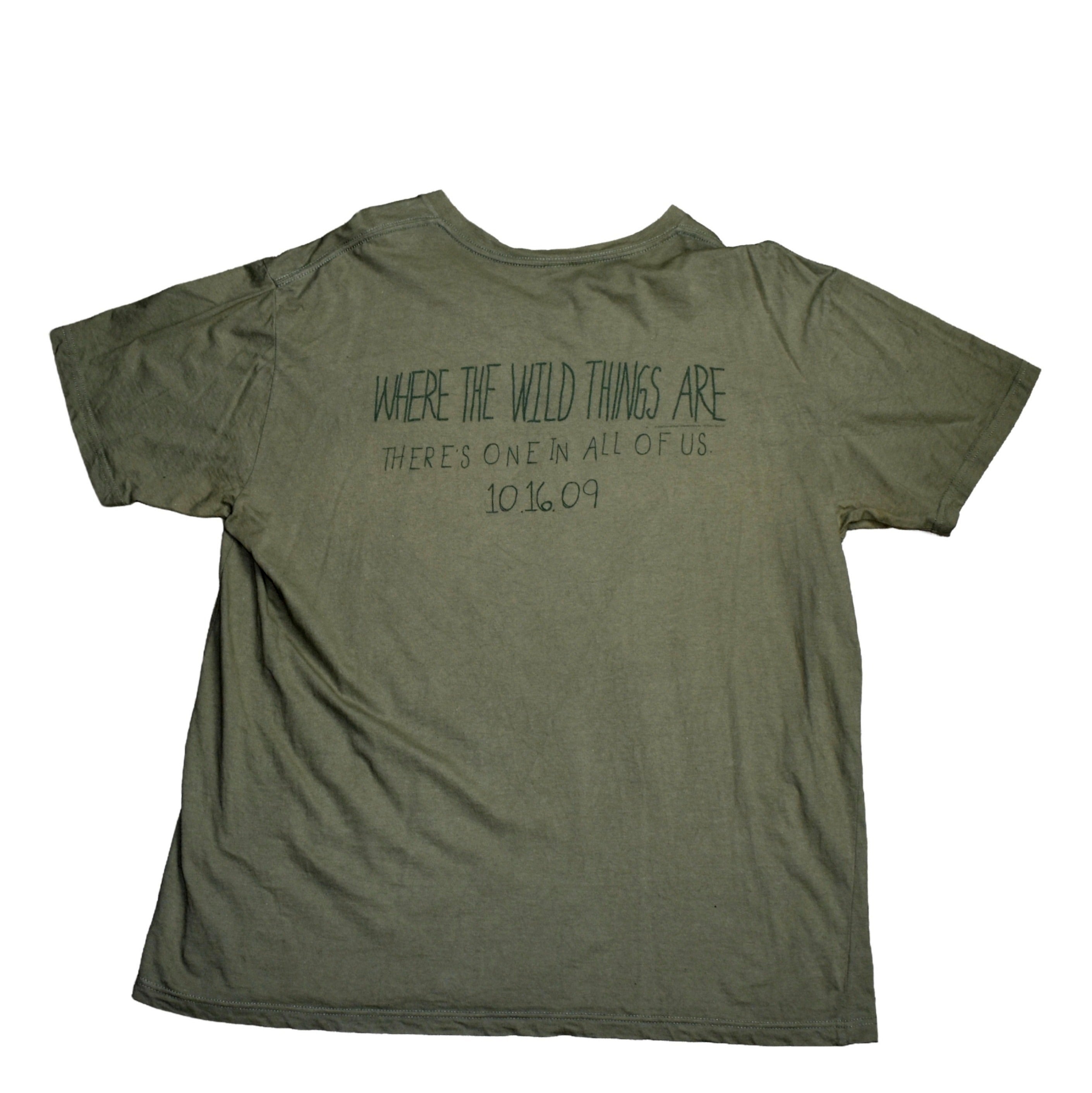2009 where the wild things are vintage 00s cult classic spike jonze movie promo t-shirt
