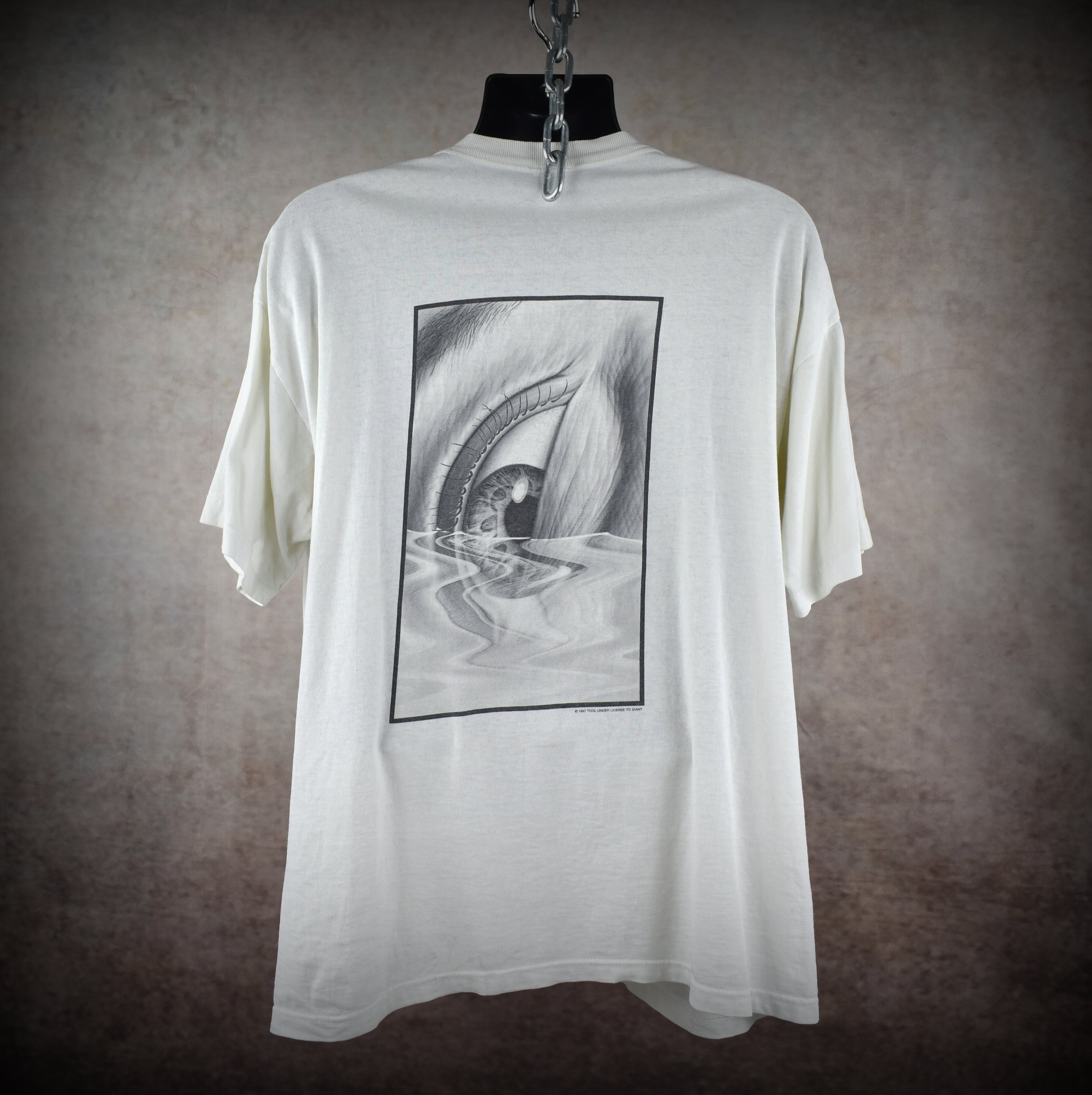 1997 tool vintage ænima era drowning eye classic 90s prog metal band album promo t-shirt
