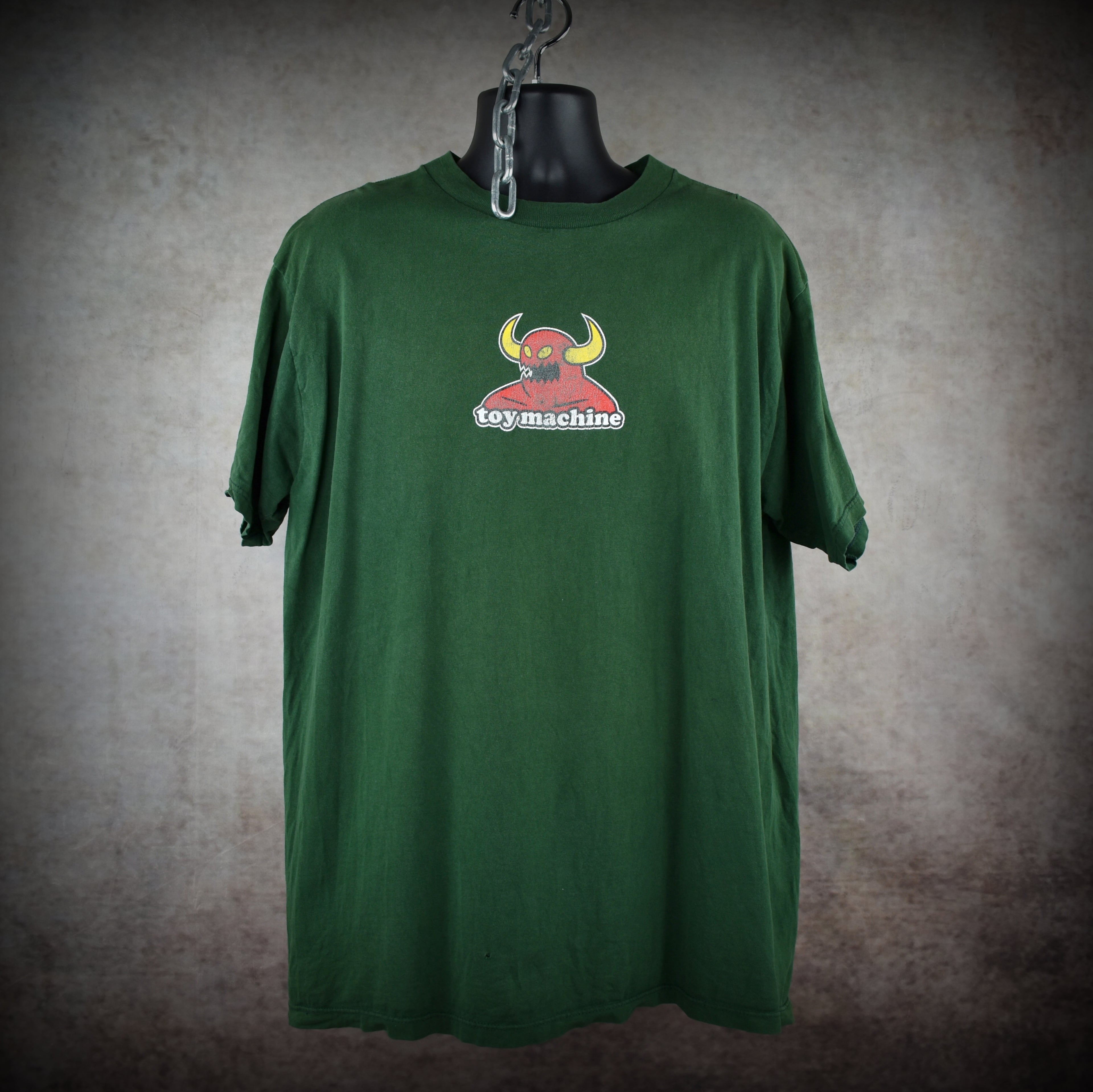 1996 toy machine vintage welcome to hell era 90s skateboard brand monster promo t-shirt