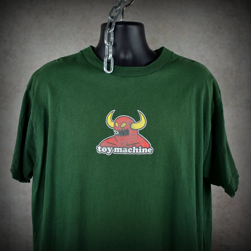 1996 toy machine vintage welcome to hell era 90s skateboard brand monster promo t-shirt