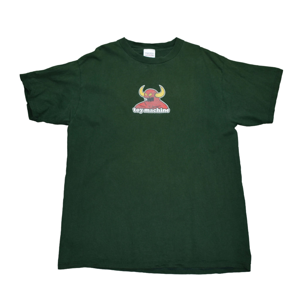 1996 toy machine vintage welcome to hell era 90s skateboard brand monster promo t-shirt