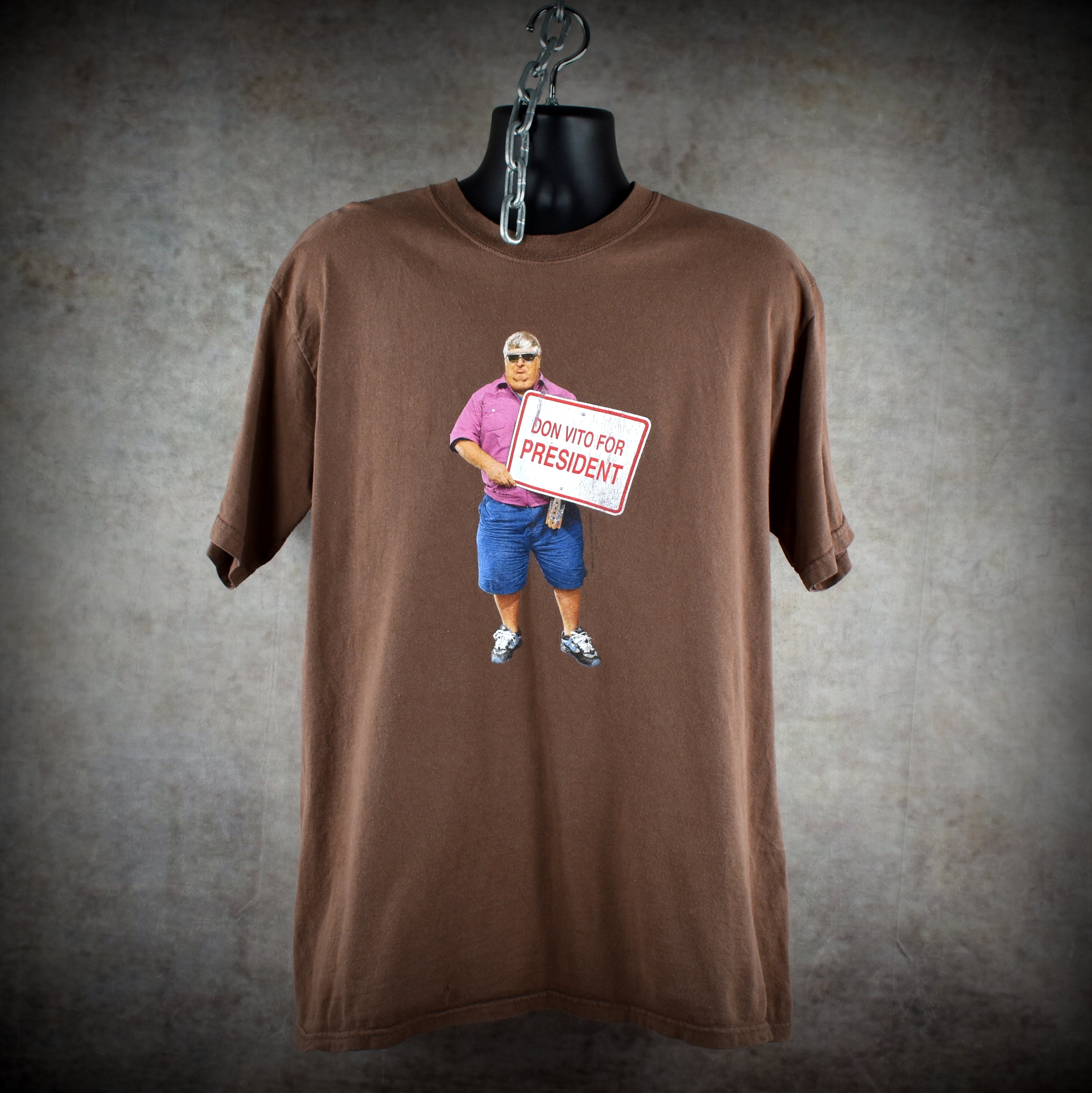 2004 viva la bam vintage don vito for president classic 00s mtv tv show character promo t-shirt