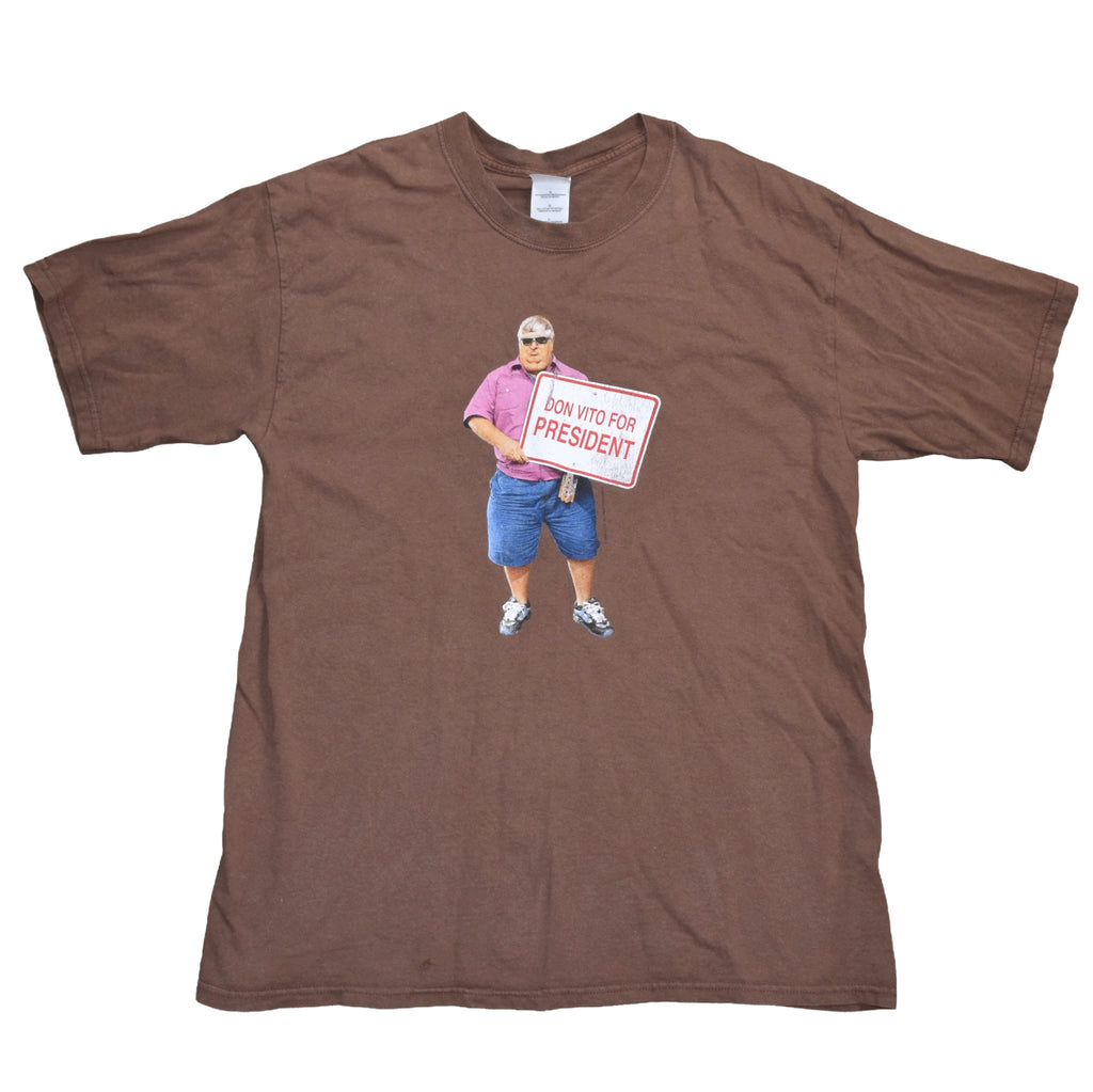 2004 viva la bam vintage don vito for president classic 00s mtv tv show character promo t-shirt
