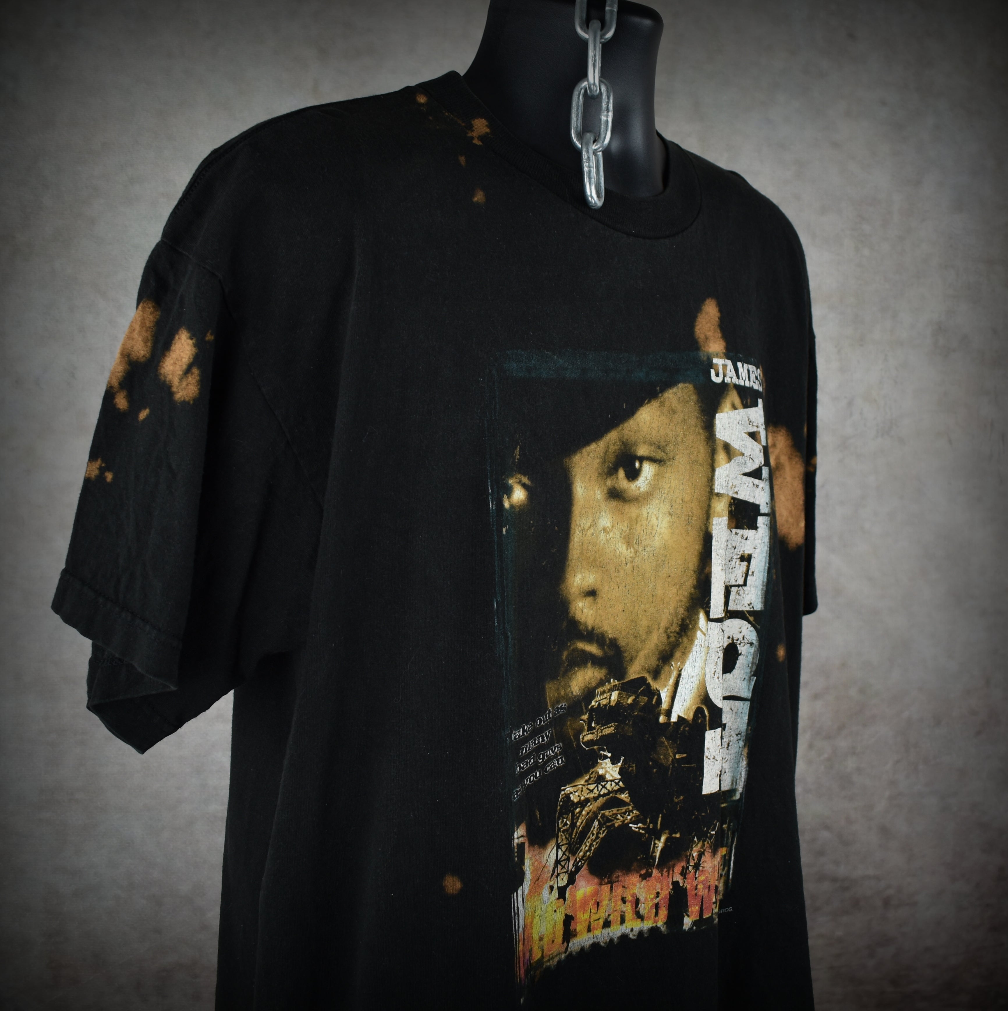 1999 wild wild west vintage will smith as james west cult classic y2k movie character promo t-shirt
