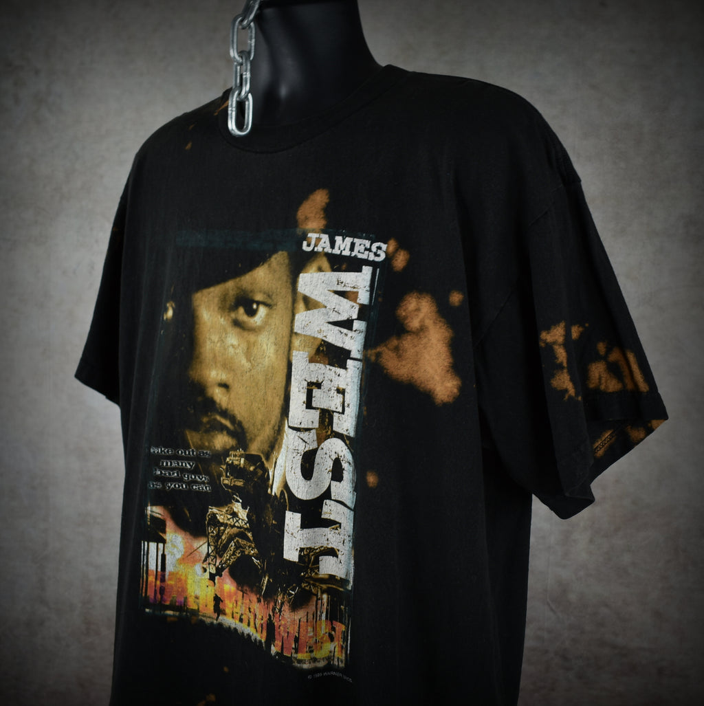 1999 wild wild west vintage will smith as james west cult classic y2k movie character promo t-shirt