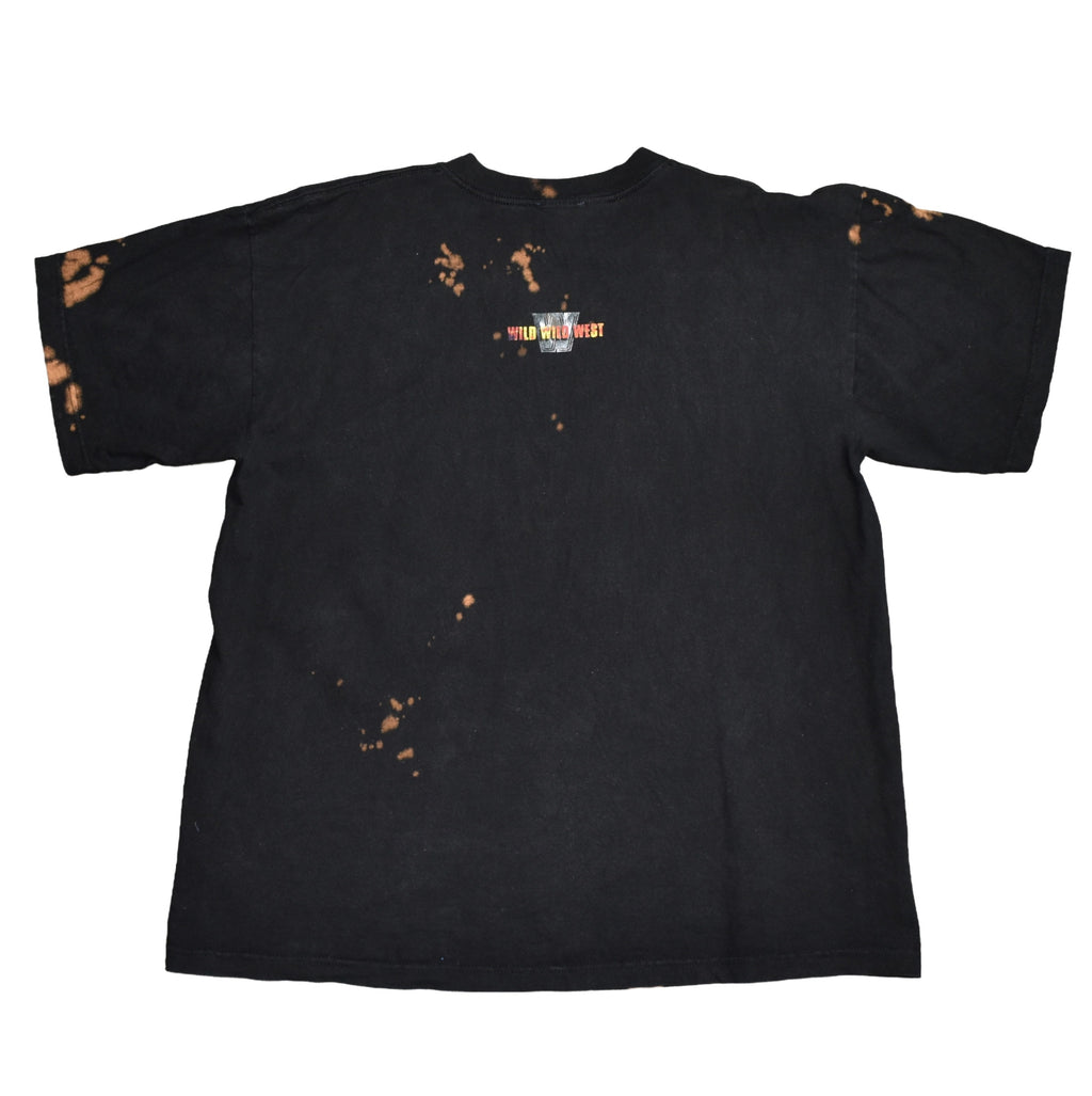 1999 wild wild west vintage will smith as james west cult classic y2k movie character promo t-shirt