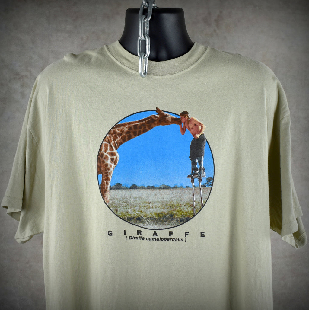 2004 wildboyz vintage s1:e5 giraffa camelopardalis cult classic 00s mtv tv show promo t-shirt