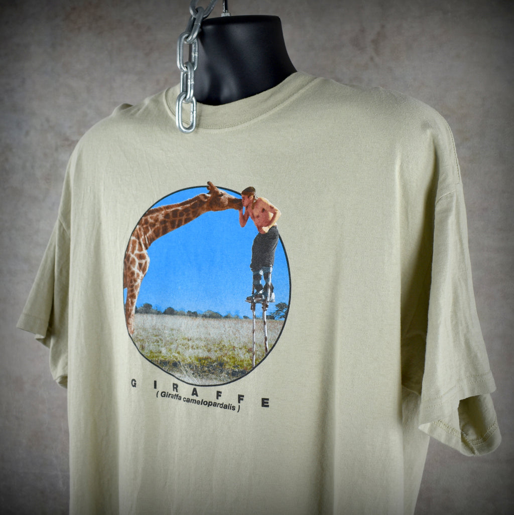 2004 wildboyz vintage s1:e5 giraffa camelopardalis cult classic 00s mtv tv show promo t-shirt