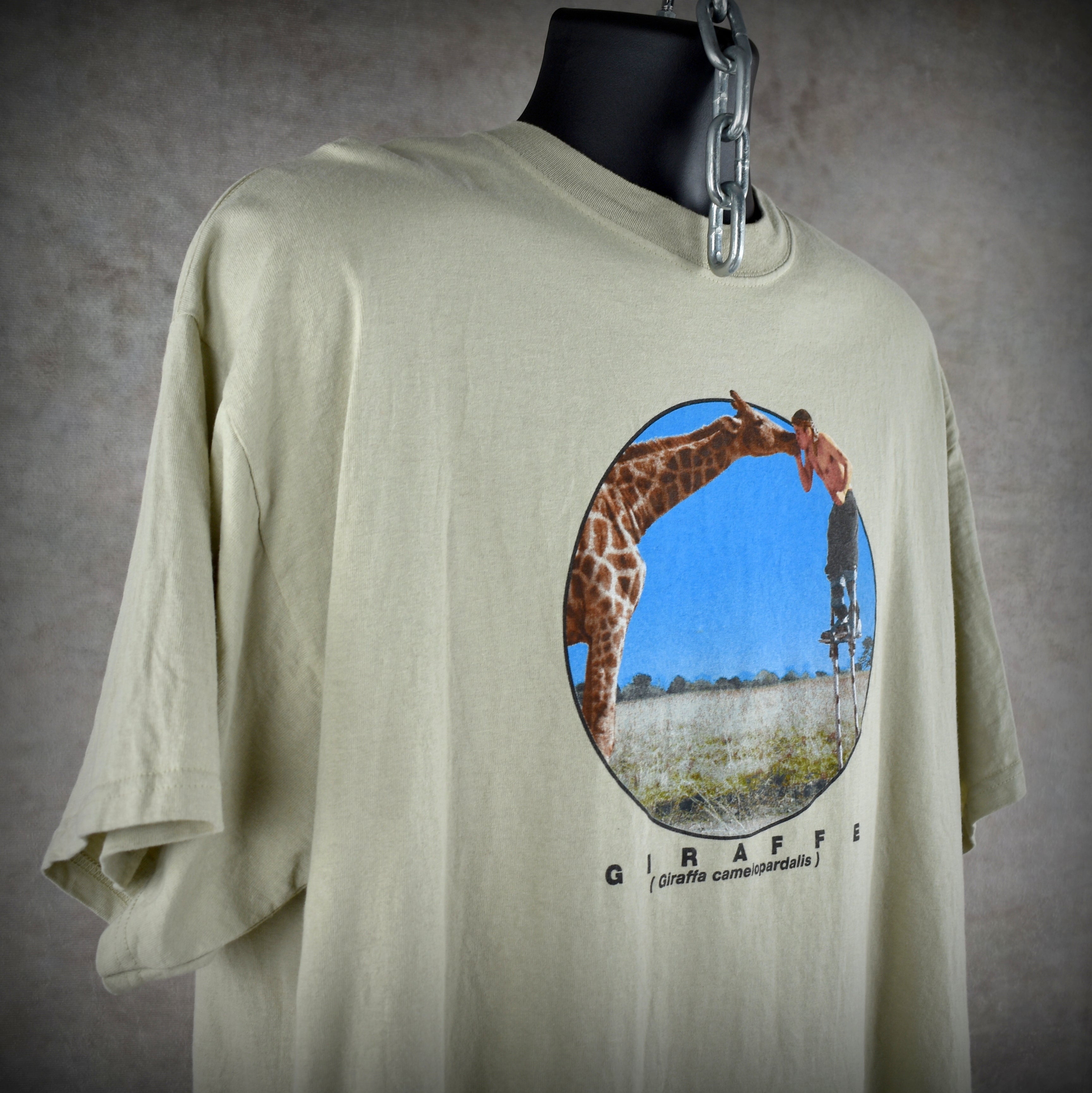 2004 wildboyz vintage s1:e5 giraffa camelopardalis cult classic 00s mtv tv show promo t-shirt