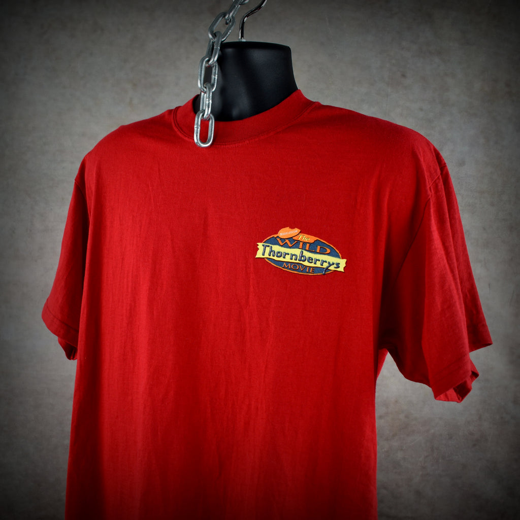 2002 the wild thornberrys movie vintage y2k cult classic nickelodeon cartoon tv show movie promo t-shirt