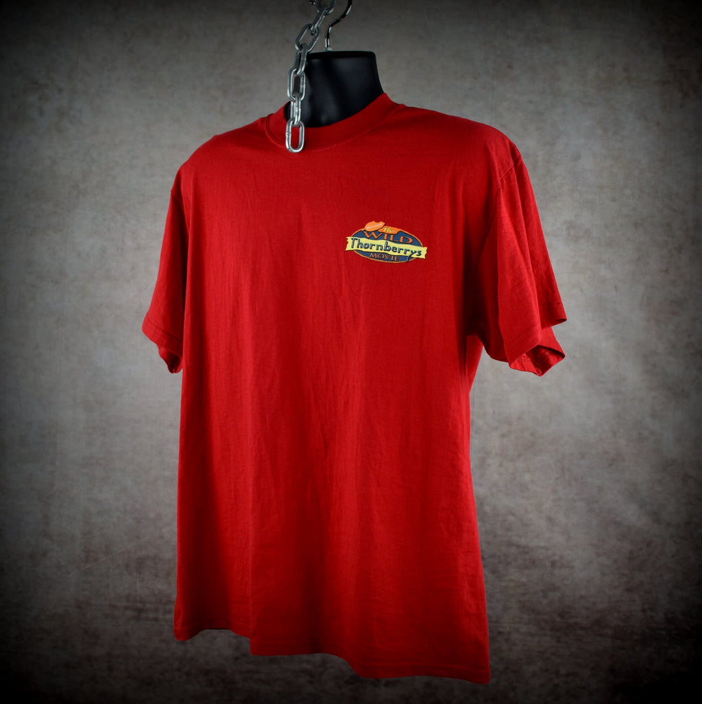 2002 the wild thornberrys movie vintage y2k cult classic nickelodeon cartoon tv show movie promo t-shirt
