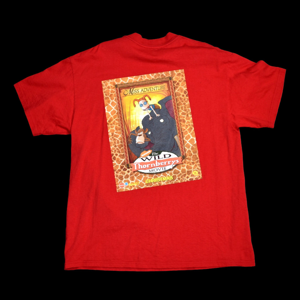 2002 the wild thornberrys movie vintage y2k cult classic nickelodeon cartoon tv show movie promo t-shirt