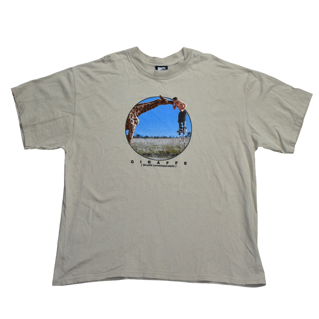 2004 wildboyz vintage s1:e5 giraffa camelopardalis cult classic 00s mtv tv show promo t-shirt